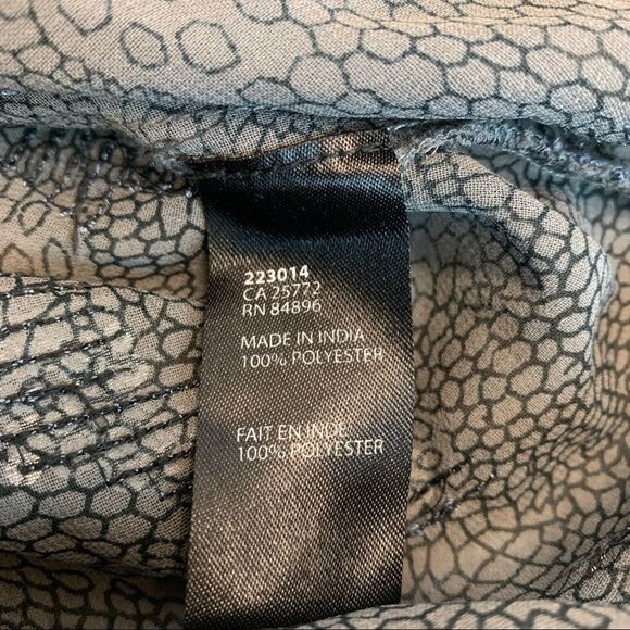 DEX silver gray black sequin Camisole tank top Blouse Sz S sparkly Vegas - Picture 8 of 11